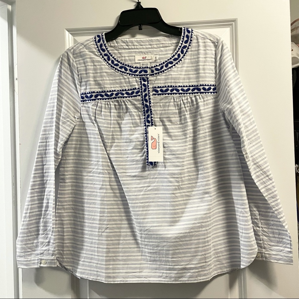 Vineyard Vines Long Sleeved Embroidered Shirt